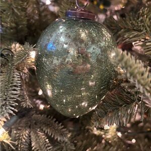 Balsam Hill large mercury glass ornaments